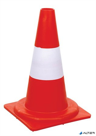 Jelzőbója, 30 cm, piros-fehér