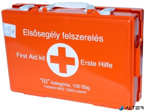 Elsősegély felszerelés "III" 100 főig