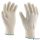Védőkesztyű, kötött, pamut, 8-as méret, fehér