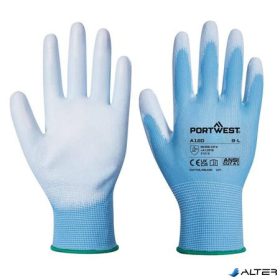 Szerelőkesztyű, tenyéren mártott, 7-es méret, kék