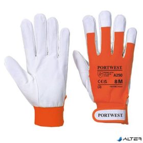 Sofőrkesztyű, L"Tergsus", sárga