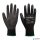 Szerelőkesztyű, tenyéren mártott, 7-es méret, fekete