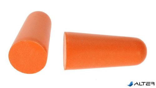 Füldugó, PU hab, 200 pár, narancssárga