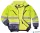 Munkavédelmi kabát, jól láthatósági, 3 az 1-ben, M méret " Hi-Vis", sárga-tengerészkék