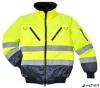 Munkavédelmi kabát, jól láthatósági, 3 az 1-ben, M méret " Hi-Vis", sárga-tengerészkék