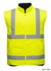 Munkavédelmi kabát, kéttónusú, 5 az 1-ben, XL méret 'Essential', sárga-tengerészkék