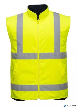 Munkavédelmi kabát, kéttónusú, 5 az 1-ben, XL méret "Essential", sárga-tengerészkék