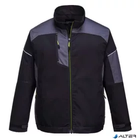   Munkavédelmi kabát, XL méret, fekete-szürke, "Work"