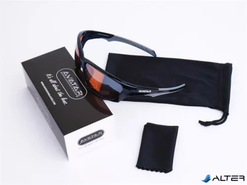 Napszemüveg HD lencsével, AVATAR 'Ascension', fekete