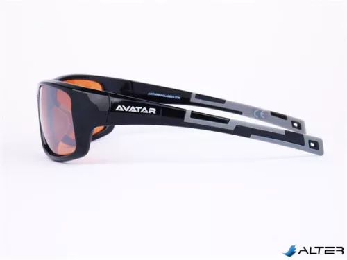 Napszemüveg HD lencsével, AVATAR 'MARAUDER', fekete