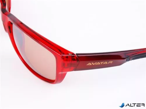 Napszemüveg HD lencsével, AVATAR 'Red Knight', piros