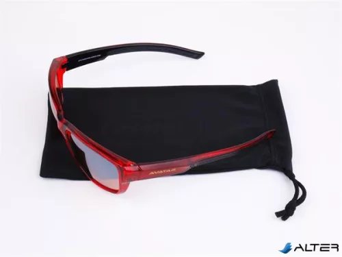 Napszemüveg HD lencsével, AVATAR 'Red Knight', piros