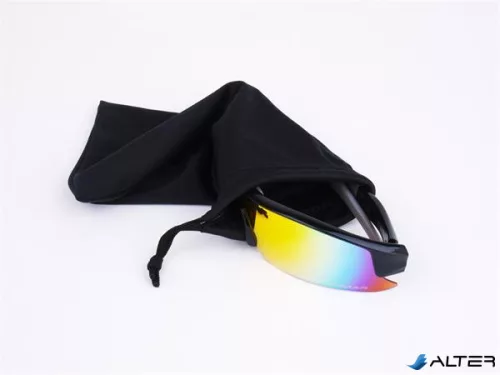 Napszemüveg HD lencsével, AVATAR 'Shield', fekete