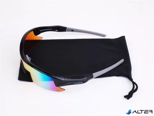 Napszemüveg HD lencsével, AVATAR 'Shield', fekete