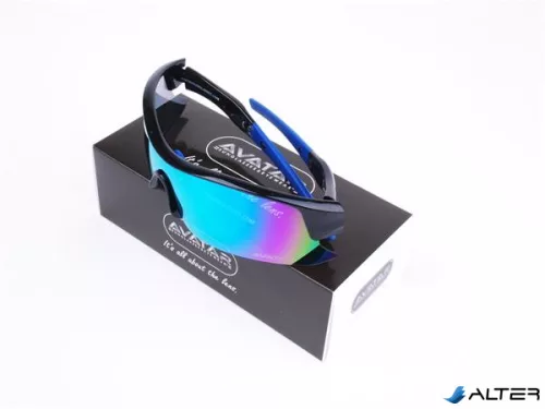 Napszemüveg polarizált lencsével, AVATAR 'Shield', fekete