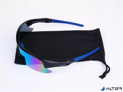 Napszemüveg polarizált lencsével, AVATAR 'Shield', fekete