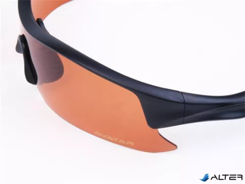 Napszemüveg HD polarizált lencsével, AVATAR 'Shield', fekete