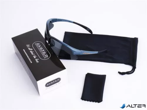 Napszemüveg polarizált lencsével, AVATAR 'War Master', fekete-szürke