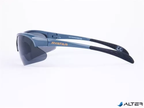Napszemüveg polarizált lencsével, AVATAR 'War Master', fekete-szürke