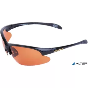   Napszemüveg HD polarizált lencsével, AVATAR 'War Master', fekete-szürke