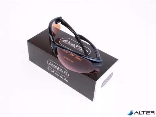 Napszemüveg HD polarizált lencsével, AVATAR 'War Master', fekete-szürke