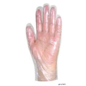 Fóliakesztyű, egyszer használatos, L méret