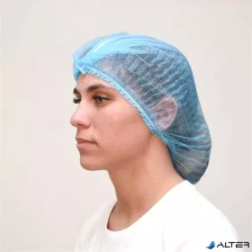 Egészségügyi hajháló, dupla gumis, kék