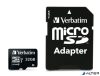Memóriakártya, microSDHC, 32GB, Class 10 UHS I, adapterrel, VERBATIM "PRO"
