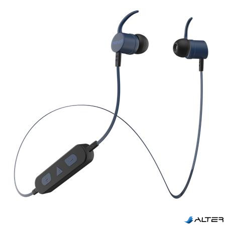 Fülhallgató, vezeték nélküli, Bluetooth 5.1, mikrofonnal, MAXELL "Solid", kék