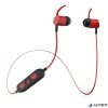 Fülhallgató, vezeték nélküli, Bluetooth 5.1, mikrofonnal, MAXELL 'Solid', piros