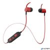 Fülhallgató, vezeték nélküli, Bluetooth 5.1, mikrofonnal, MAXELL "Solid", piros