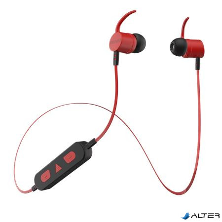 Fülhallgató, vezeték nélküli, Bluetooth 5.1, mikrofonnal, MAXELL "Solid", piros
