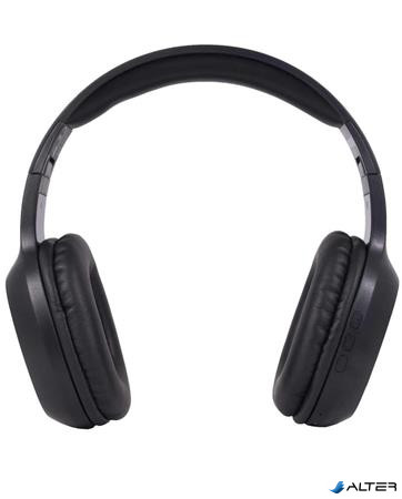 Fejhallgató, vezeték nélküli, Bluetooth 5.1, mikrofonnal, MAXELL 'Bass 13 BT', fekete