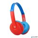 Fejhallgató, gyerek méret, vezeték nélküli, Bluetooth, mikrofonnal, MAXELL 'HP-BT350', kék-piros