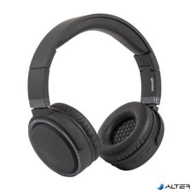   Fejhallgató, vezeték nélküli, Bluetooth, mikrofon, MAXELL 'B-52', fekete