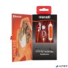 Fülhallgató, vezeték nélküli, Bluetooth 5.1, mikrofonnal, MAXELL "Metalz Onesie", narancs