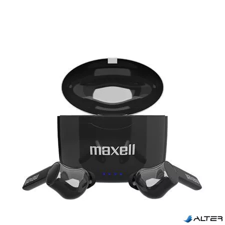 Fülhallgató, vezeték nélküli, Bluetooth 5.0, mikrofonnal, MAXELL "Bass 13", fekete