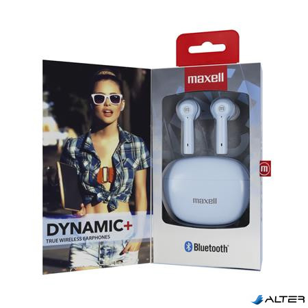 Fülhallgató, vezeték nélküli, Bluetooth 5.3, mikrofonnal, MAXELL "Dynamic+", világoskék