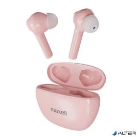   Fülhallgató, vezeték nélküli, Bluetooth 5.3, mikrofonnal, MAXELL 'Dynamic+', rózsaszín
