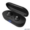 Fülhallgató, vezeték nélküli, Bluetooth 5.0, mikrofonnal, MAXELL "Mini Duo", fekete
