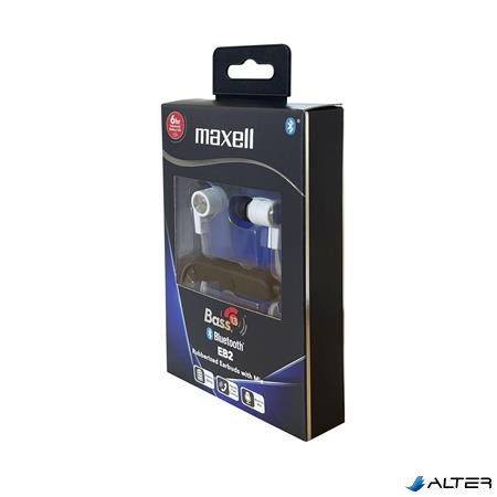 Fülhallgató, vezeték nélküli, Bluetooth 5.1, mikrofonnal, MAXELL "Bass", fekete