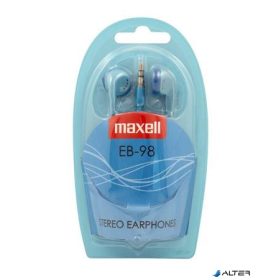 Fülhallgató, MAXELL 'Ear Buds 98', kék