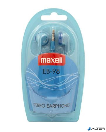 Fülhallgató, MAXELL 'Ear Buds 98', kék