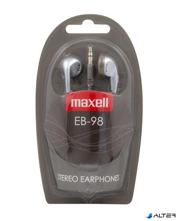 Fülhallgató, MAXELL "Ear Buds 98", ezüst
