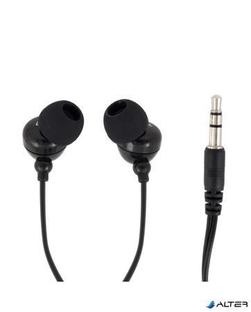 Fülhallgató, MAXELL 'Plugz', fekete