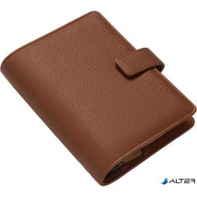   Kalendárium, gyűrűs, betétlapokkal, personal méret, FILOFAX 'Camden', mokka