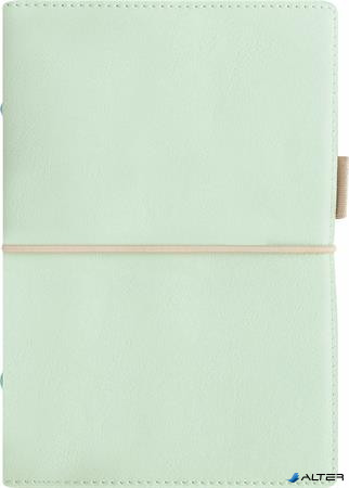 Kalendárium, gyűrűs, betétlapokkal, A5 méret, FILOFAX, "Domino" Soft", pasztellzöld