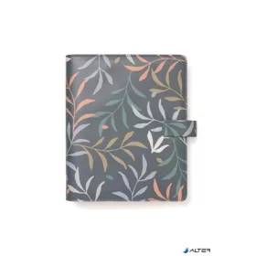   Kalendárium, gyűrűs, betétlapokkal, A5, FILOFAX 'Botanical', sötétkék