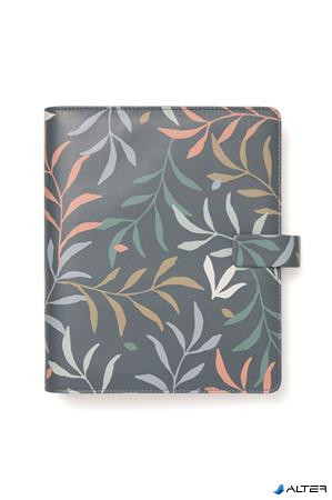 Kalendárium, gyűrűs, betétlapokkal, A5, FILOFAX "Botanical", sötétkék