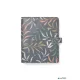 Kalendárium, gyűrűs, betétlapokkal, A5, FILOFAX "Botanical", sötétkék